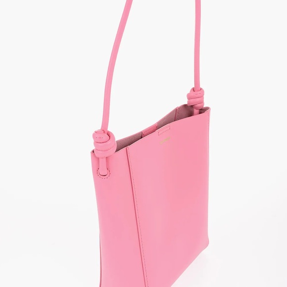 NWT Jil Sander Small Giro Crossbody Bag in Pink Leather - Picture 4 of 7